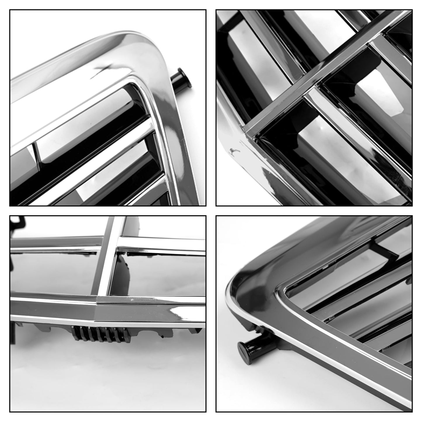 2009-2013 Mercedes-Benz E-Class W212 E200 E350 E550 E63 AMG Chrome Front Upper Grille