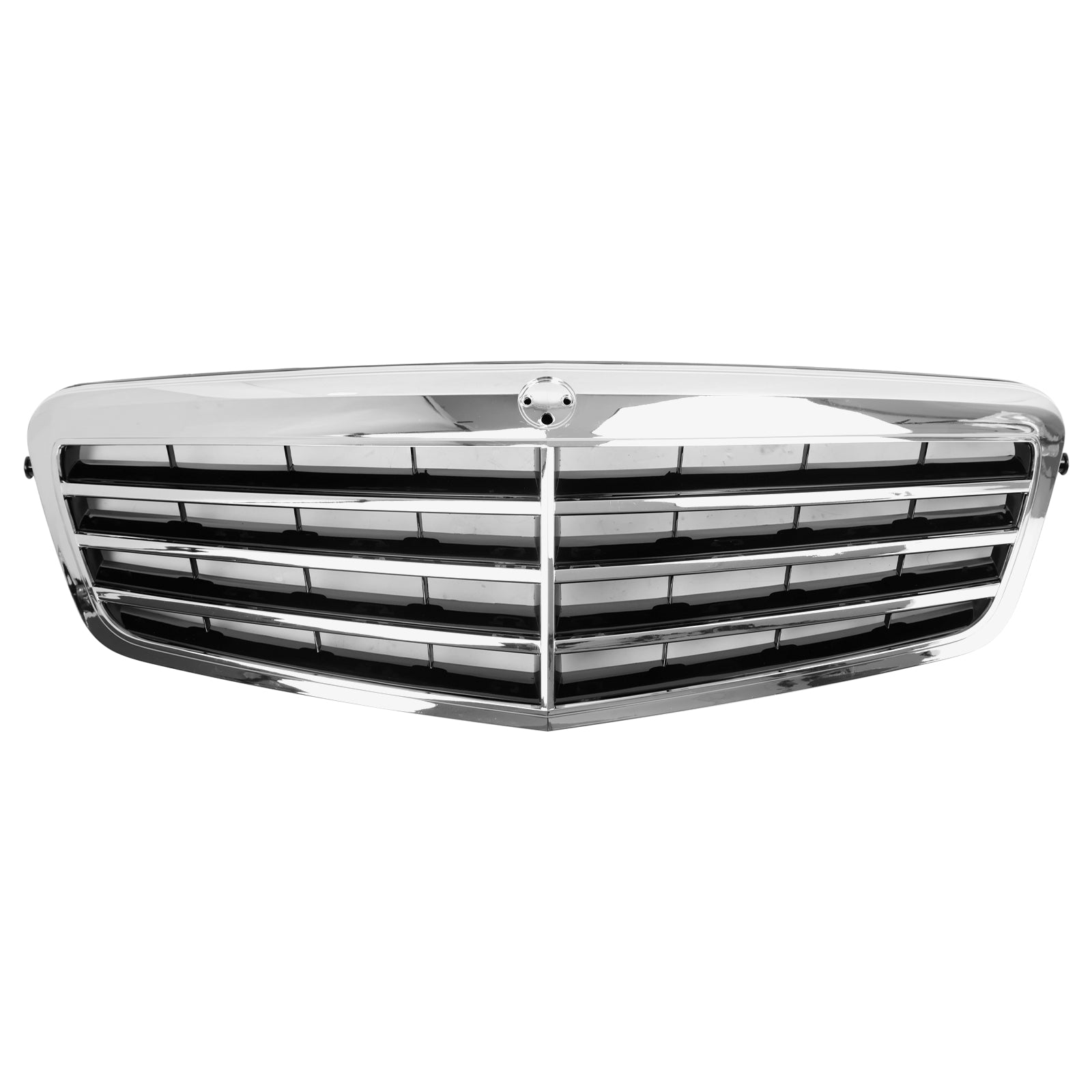 2009-2013 Mercedes-Benz E-Class W212 E200 E350 E550 E63 AMG Chrome Front Upper Grille