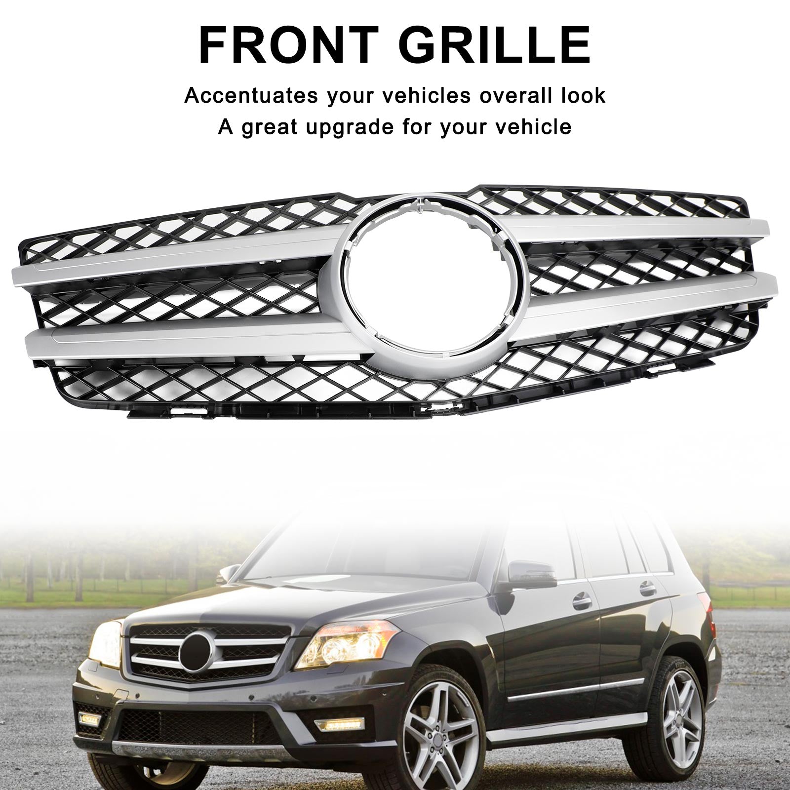 2008-2012 Mercedes-Benz GLK X204 GLK350 Front Hood Bumper Grille (2048800283)