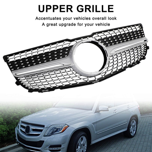 2013-2015 Mercedes-Benz GLK-Class X204 GLK250 GLK300 GLK350 Diamond Front Bumper Grille (2048802983)