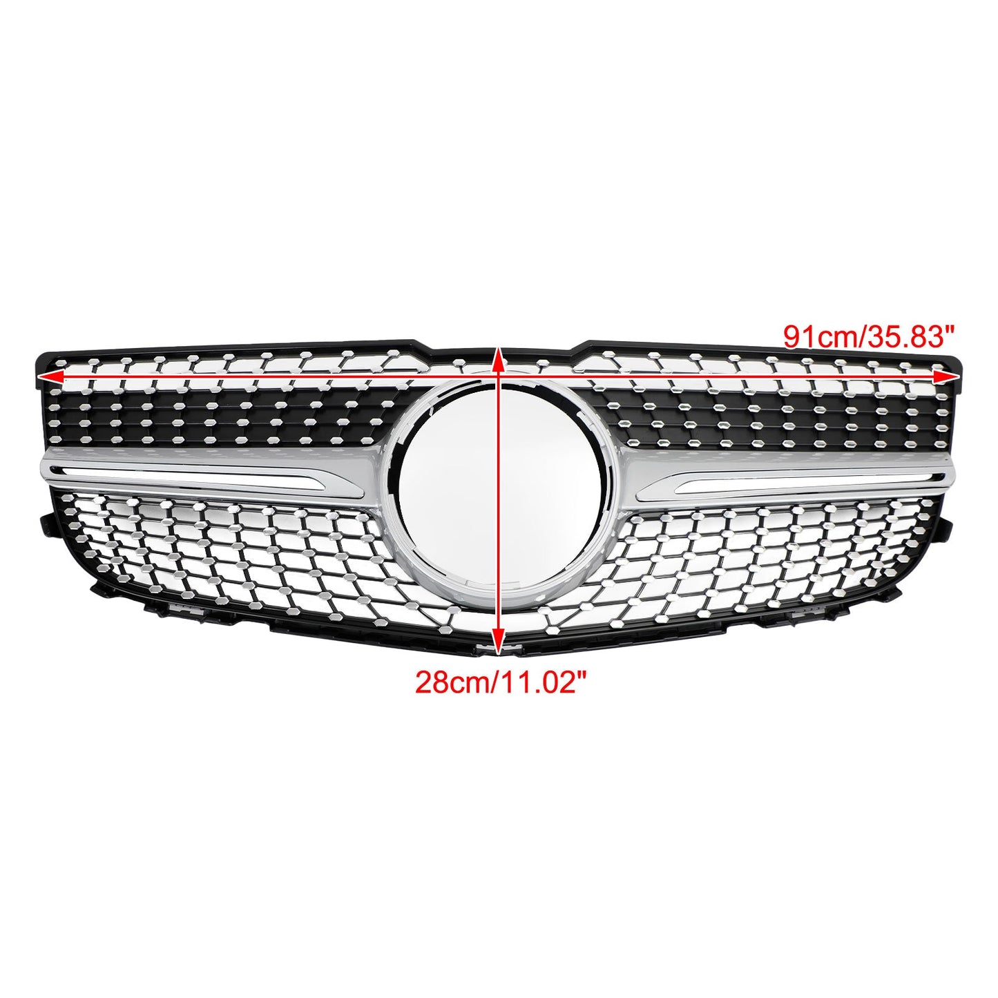 2013-2015 Mercedes-Benz GLK350 Base X204 Diamond Front Bumper Grille (2048802983)