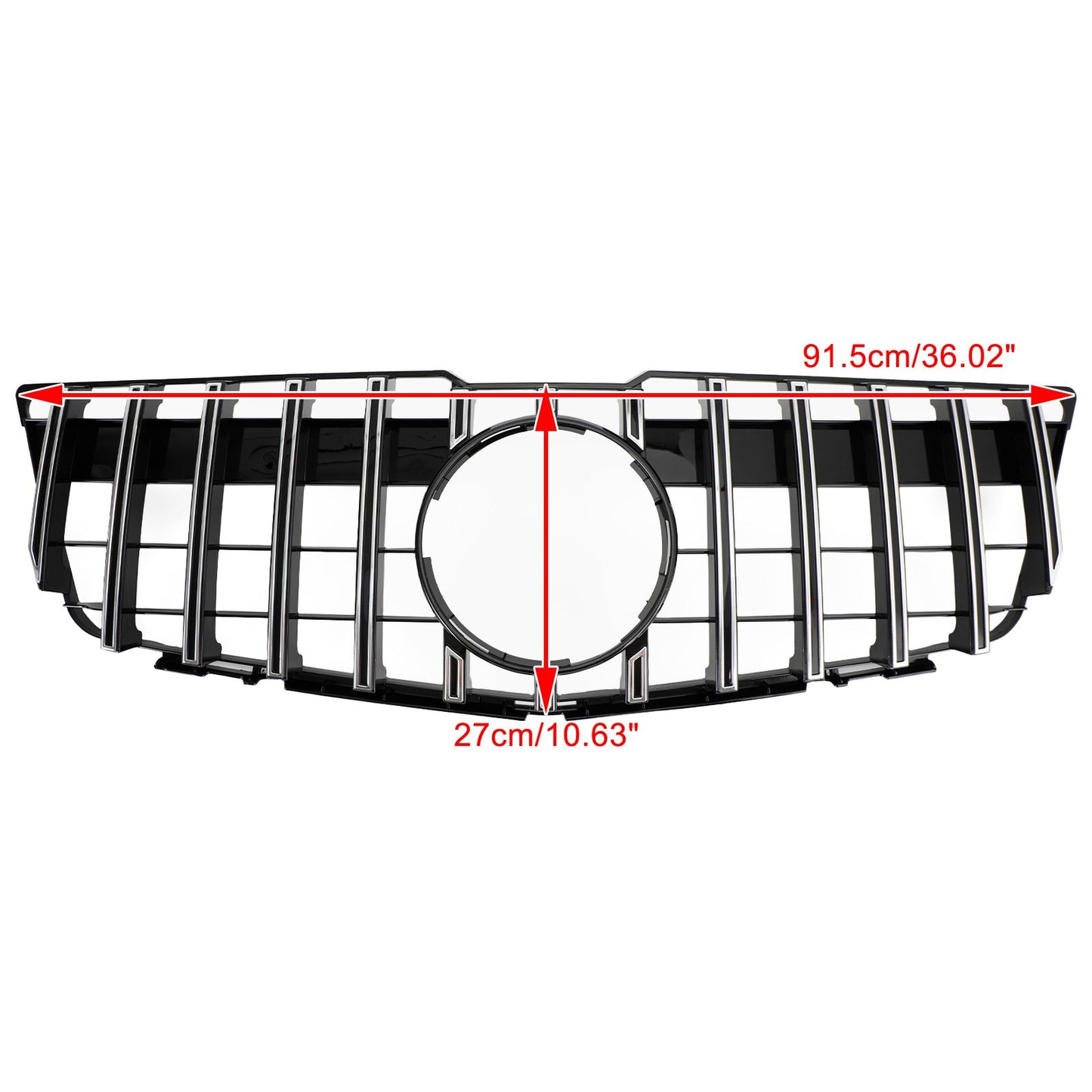2008-2012 Mercedes-Benz GLK-Class X204 GT Style Front Bumper Upper Grille