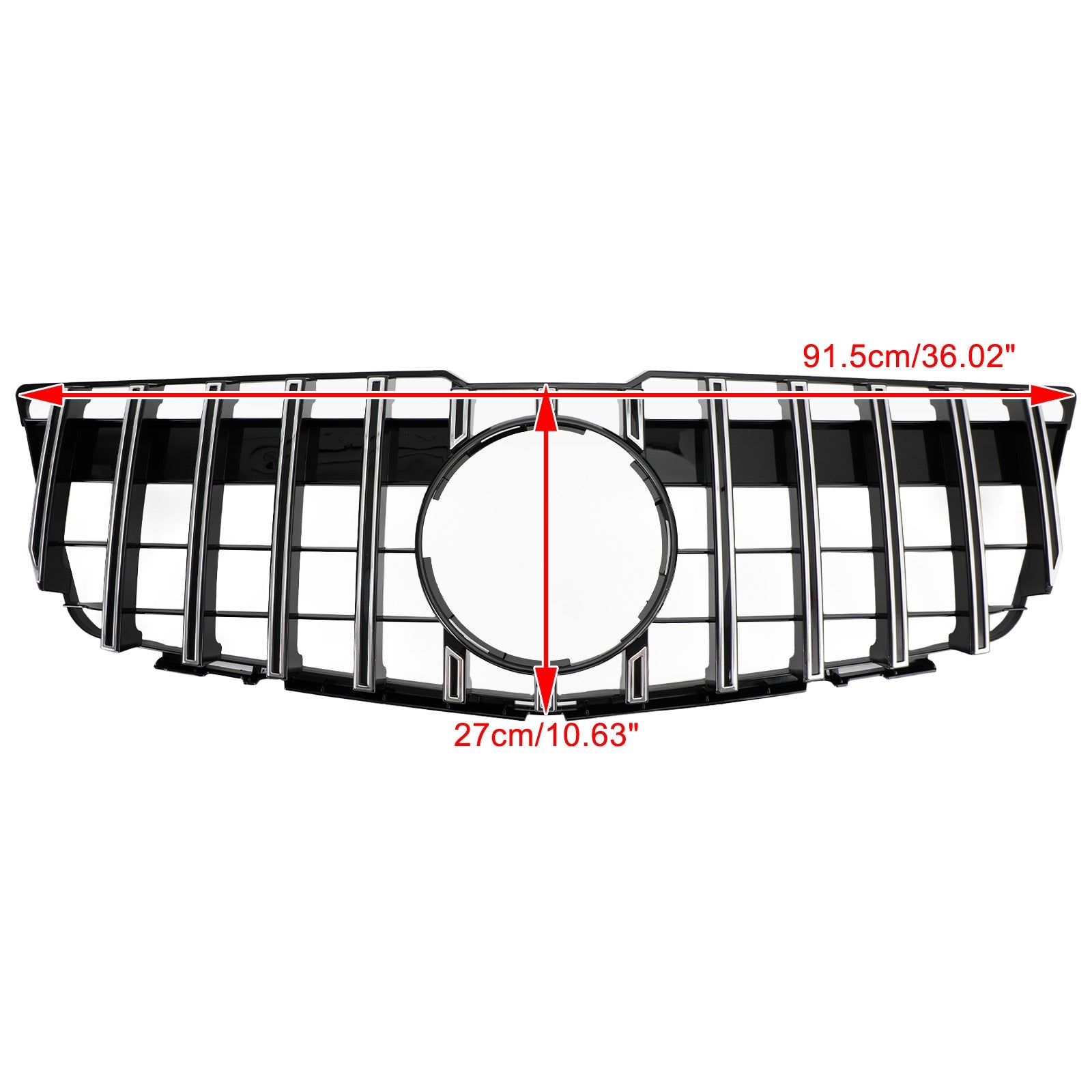 2008-2012 Mercedes-Benz GLK-Class X204 GT Style Front Bumper Upper Grille