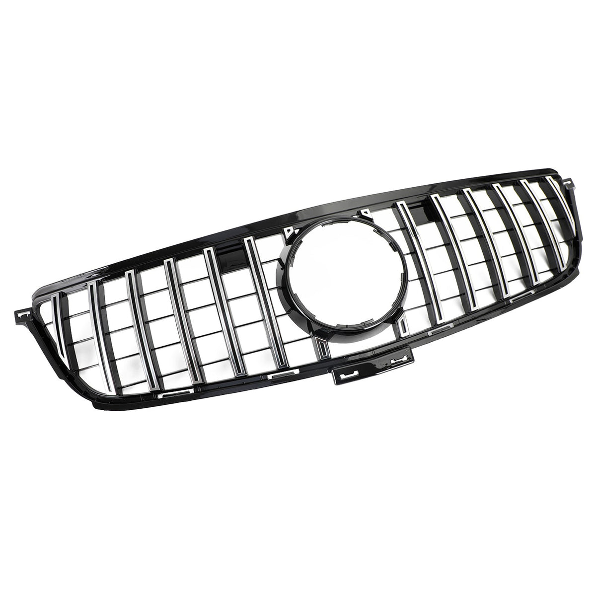 2012-2015 Mercedes-Benz ML-Class W166 ML300 ML320 ML350 ML400 GTR Style Chrome Black Front Grille