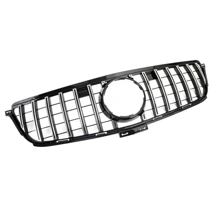 2012-2015 Mercedes-Benz ML-Class W166 ML300 ML320 ML350 ML400 GTR Style Chrome Black Front Grille