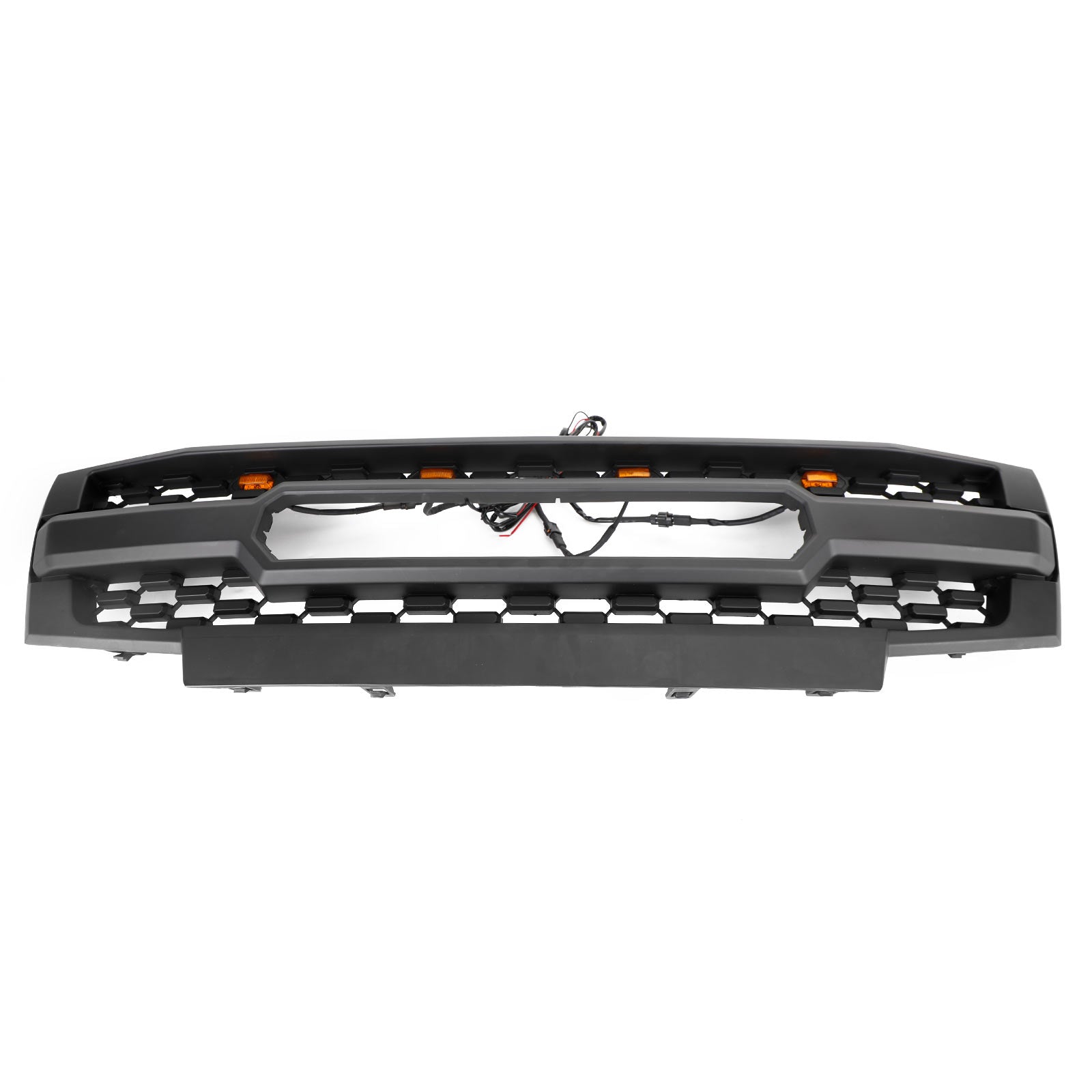 2009-2016 Nissan Frontier W/Led Lights Black Front Bumper Grill Replacement