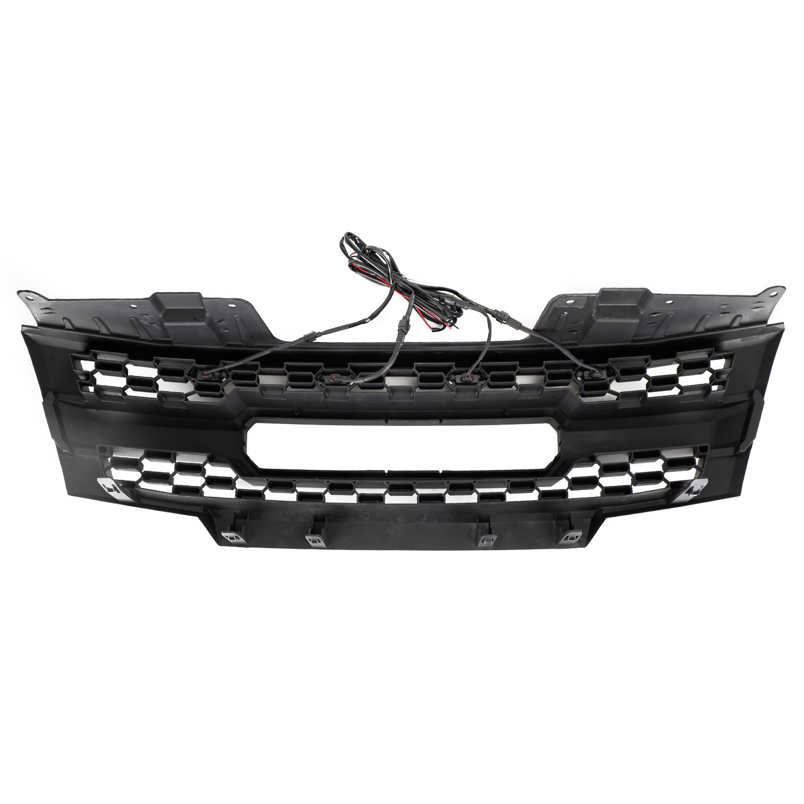 2009-2016 Nissan Frontier W/Led Lights Black Front Bumper Grill Replacement