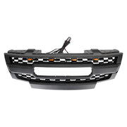 2009-2016 Nissan Frontier W/Led Lights Black Front Bumper Grill Replacement