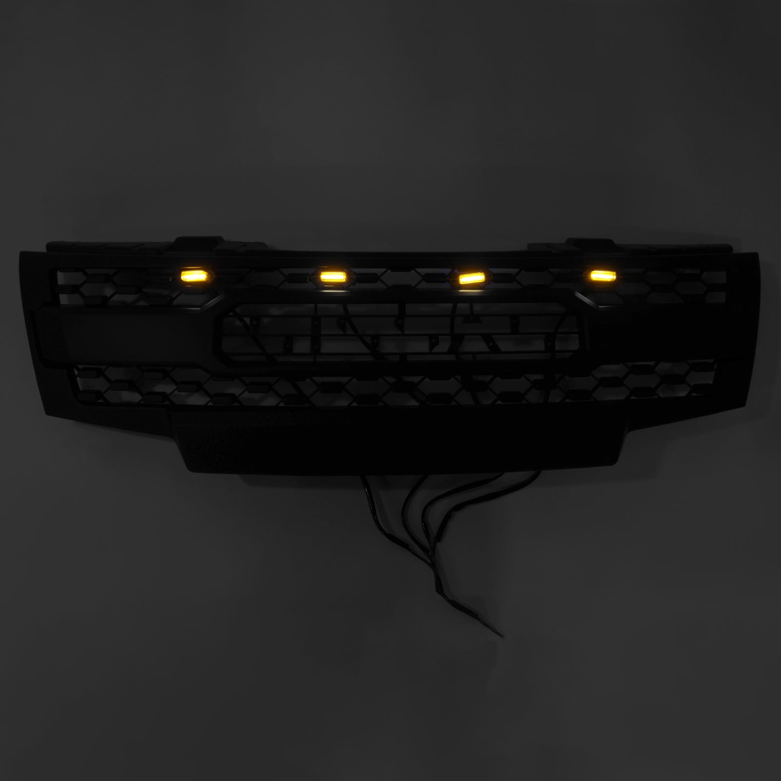 2009-2019 Nissan Frontier W/Led Lights Black Front Bumper Grill Grille Generic