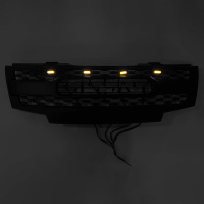 2009-2019 Nissan Frontier W/Led Lights Black Front Bumper Grill Grille Generic