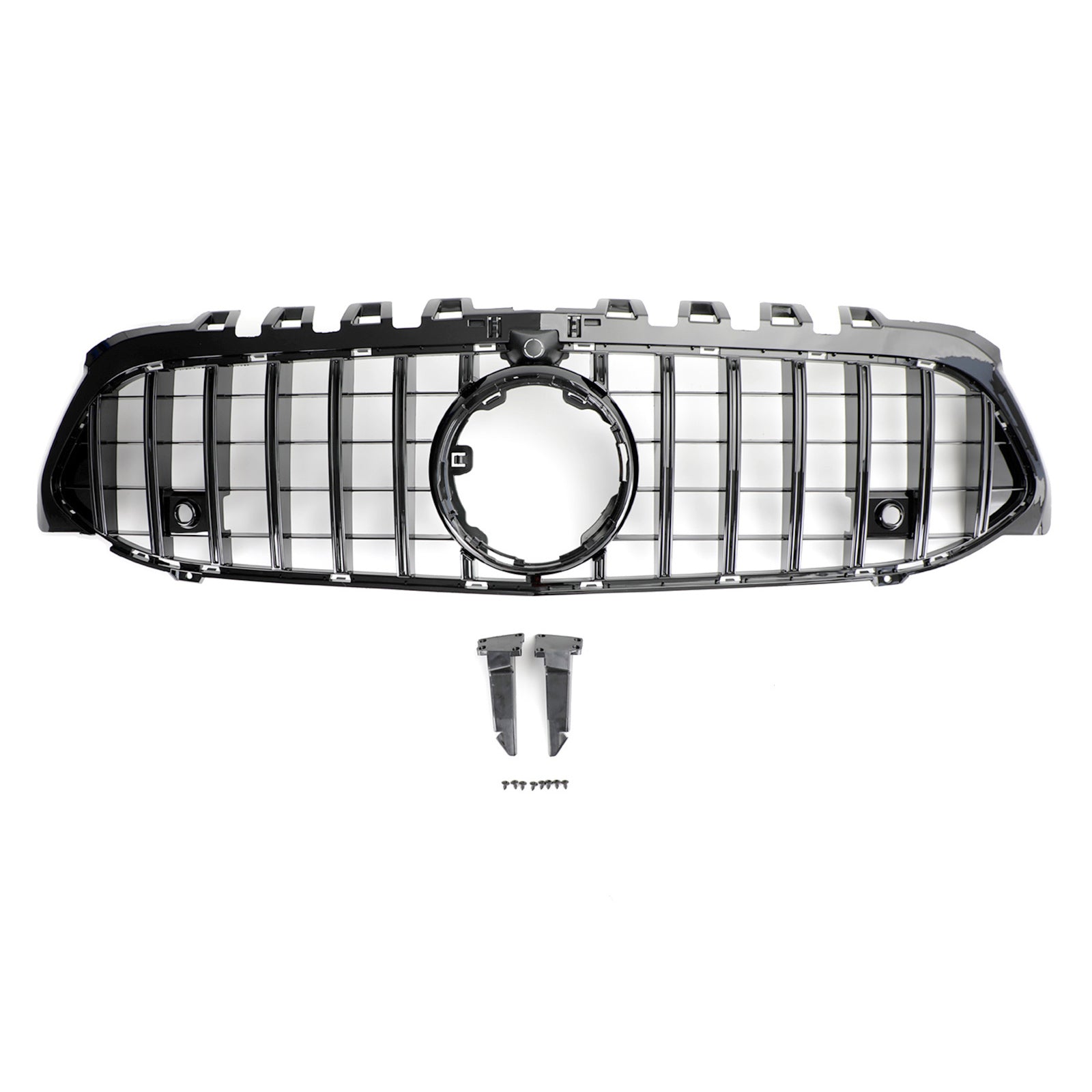 2019-2021 Mercedes-Benz A-Class W177 GT Style Black Front Bumper Grille