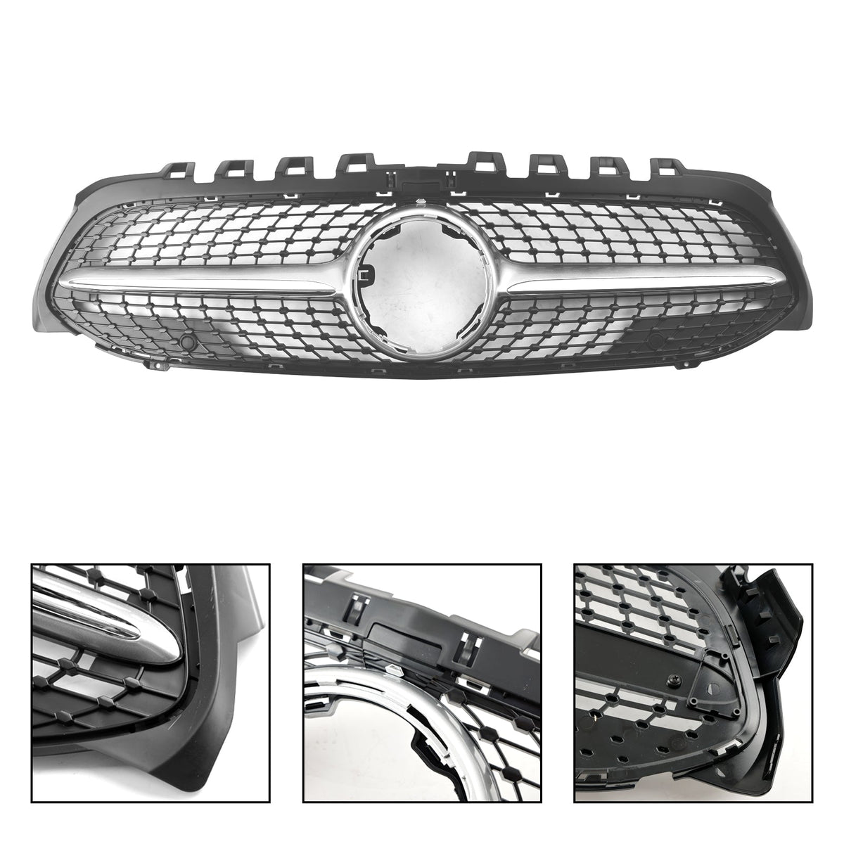 2019-2023 Mercedes-Benz A-Class W177 Diamond Black Front Bumper Grille