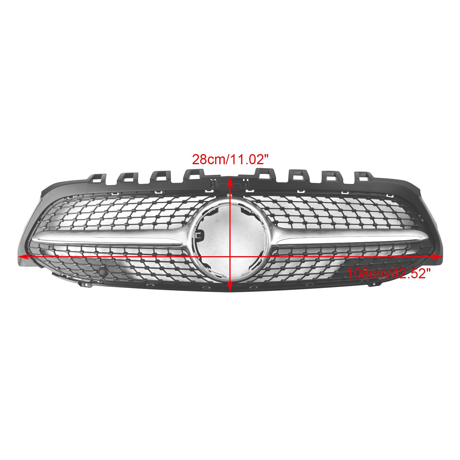 2019-2023 Mercedes-Benz A-Class W177 Diamond Black Front Bumper Grille