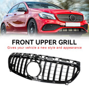 2013-2015 Mercedes-Benz A-Class W176 Gloss Black Front Bumper Grille