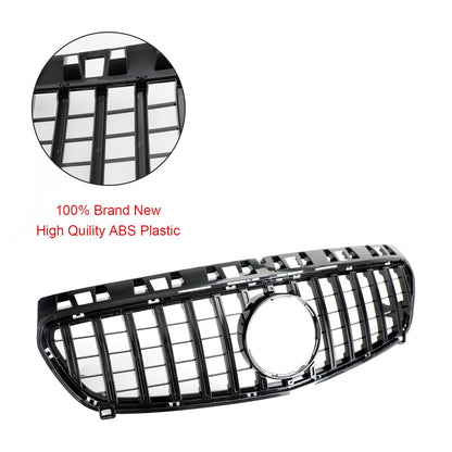 2013-2015 Mercedes-Benz A-Class W176 Gloss Black Front Bumper Grille