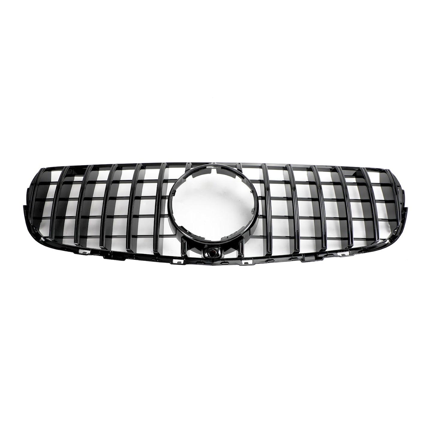2015-2019 Mercedes-Benz GLC-Class W253 X253 GLC300 GLC350 Gloss Black Front Grille with Camera Hole