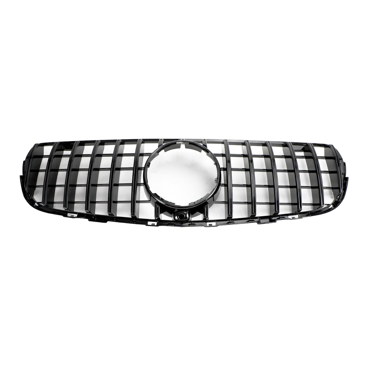 2015-2019 Mercedes-Benz GLC-Class W253 X253 GLC300 GLC350 Gloss Black Front Grille with Camera Hole