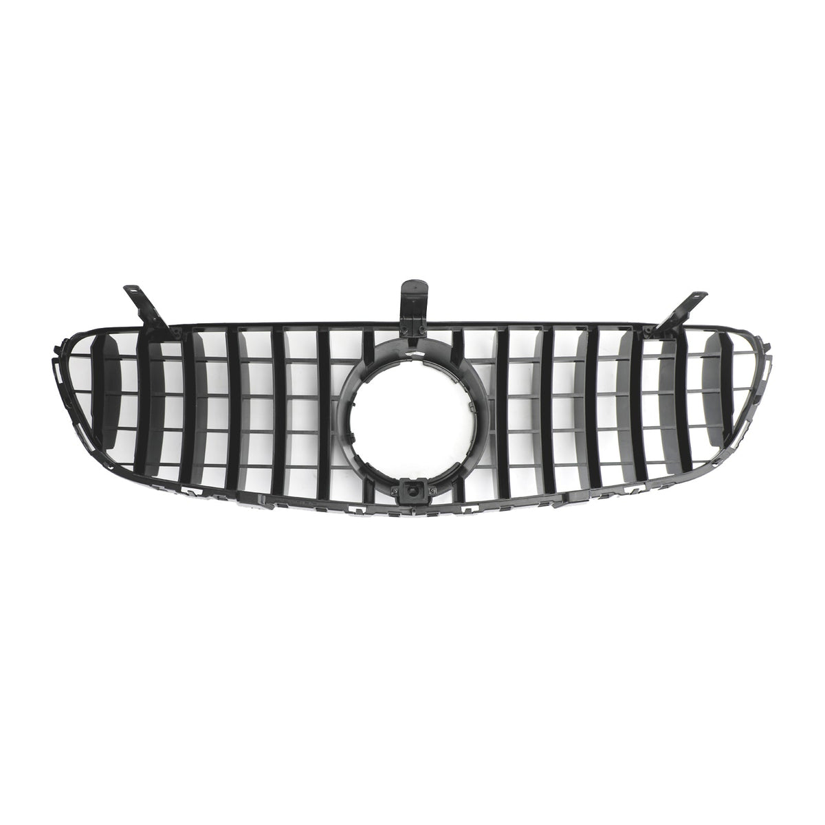 2015-2019 Mercedes-Benz GLC-Class W253 X253 GLC300 GLC350 Gloss Black Front Grille with Camera Hole