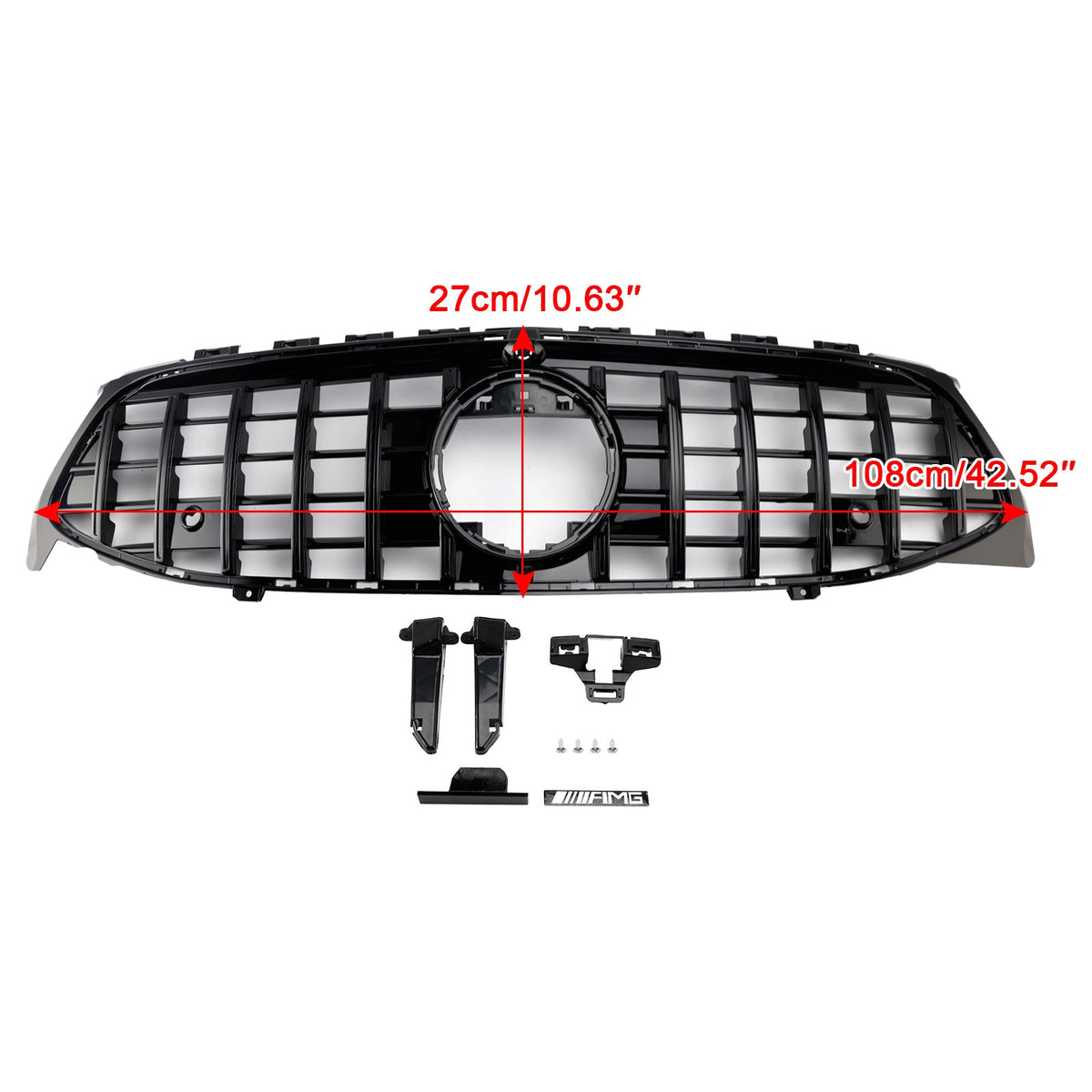 2020-2024 Mercedes-Benz CLA-Class W118 C118 Black Front Bumper Grille