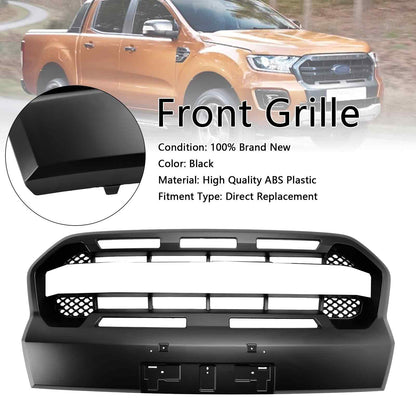 Raptor Style Front Bumper Grille Grill Fit Ford Ranger 2019-2023 T8 W/LED
