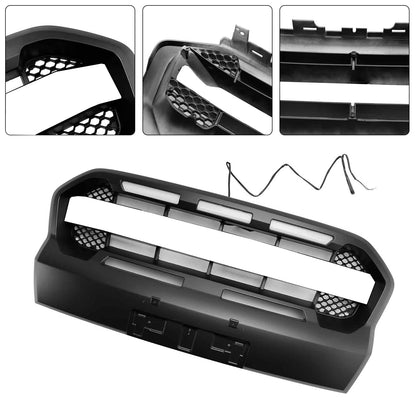 Raptor Style Front Bumper Grille Grill Fit Ford Ranger 2019-2023 T8 W/LED