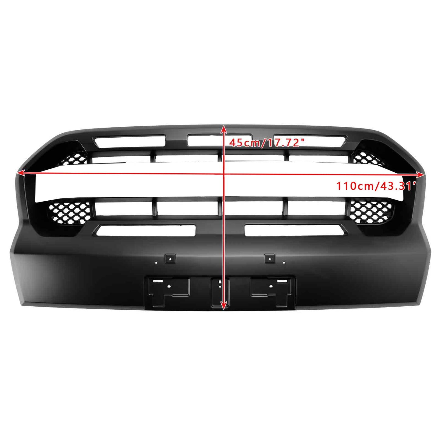 2019-2023 Ford Ranger T8 Raptor Style Front Bumper Grille Grill W/Led