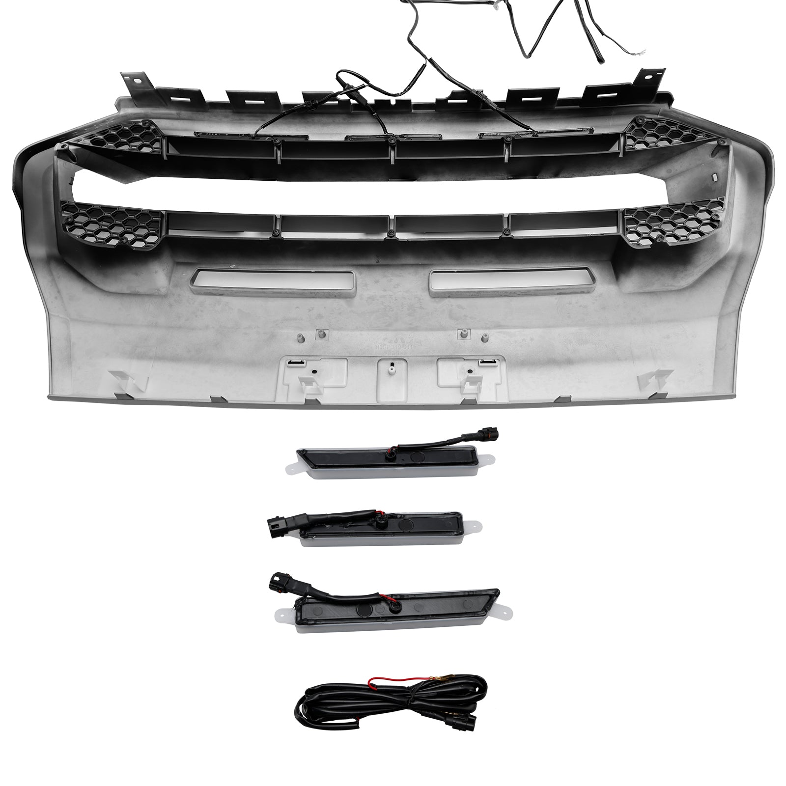 Raptor Style Front Bumper Grille Grill Fit Ford Ranger 2019-2023 T8 W/LED