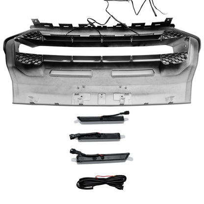 Raptor Style Front Bumper Grille Grill Fit Ford Ranger 2019-2023 T8 W/LED