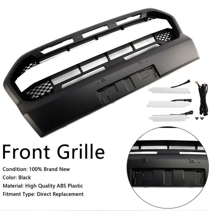 Raptor Style Front Bumper Grille Grill Fit Ford Ranger 2019-2023 T8 W/LED