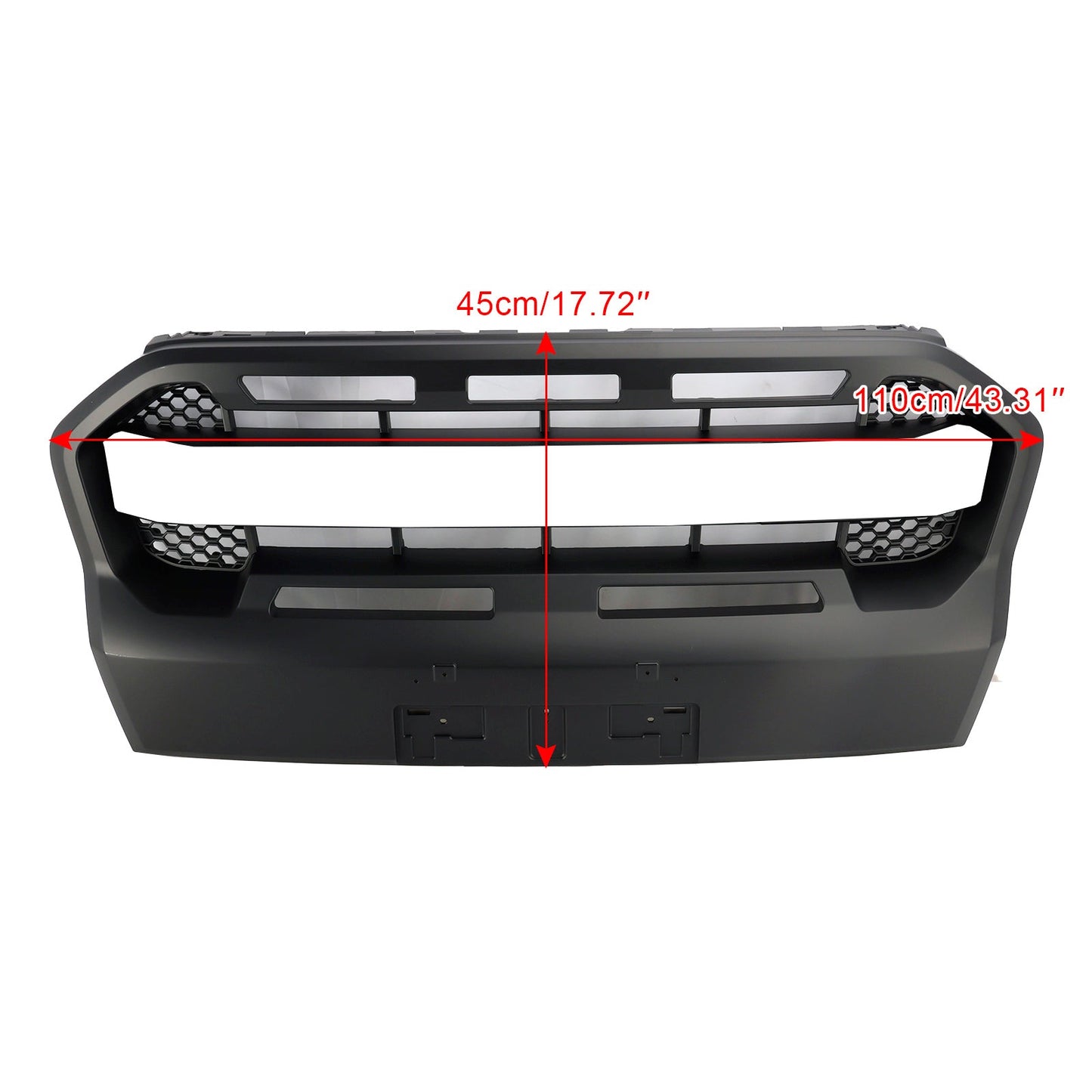 2019-2023 Ford Ranger T8 Raptor Style Front Bumper Grille Grill W/Led