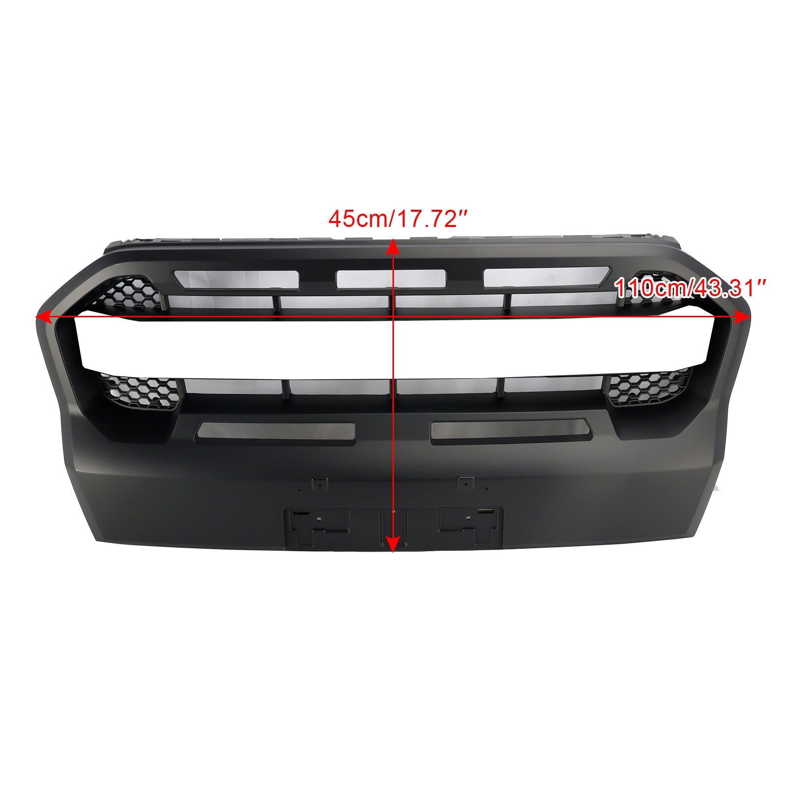 2019-2023 Ford Ranger T8 Raptor Style Front Bumper Grille Grill W/Led
