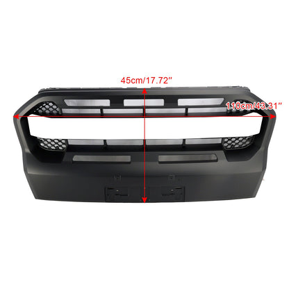 2019-2023 Ford Ranger T8 Raptor Style Front Bumper Grille Grill W/Led