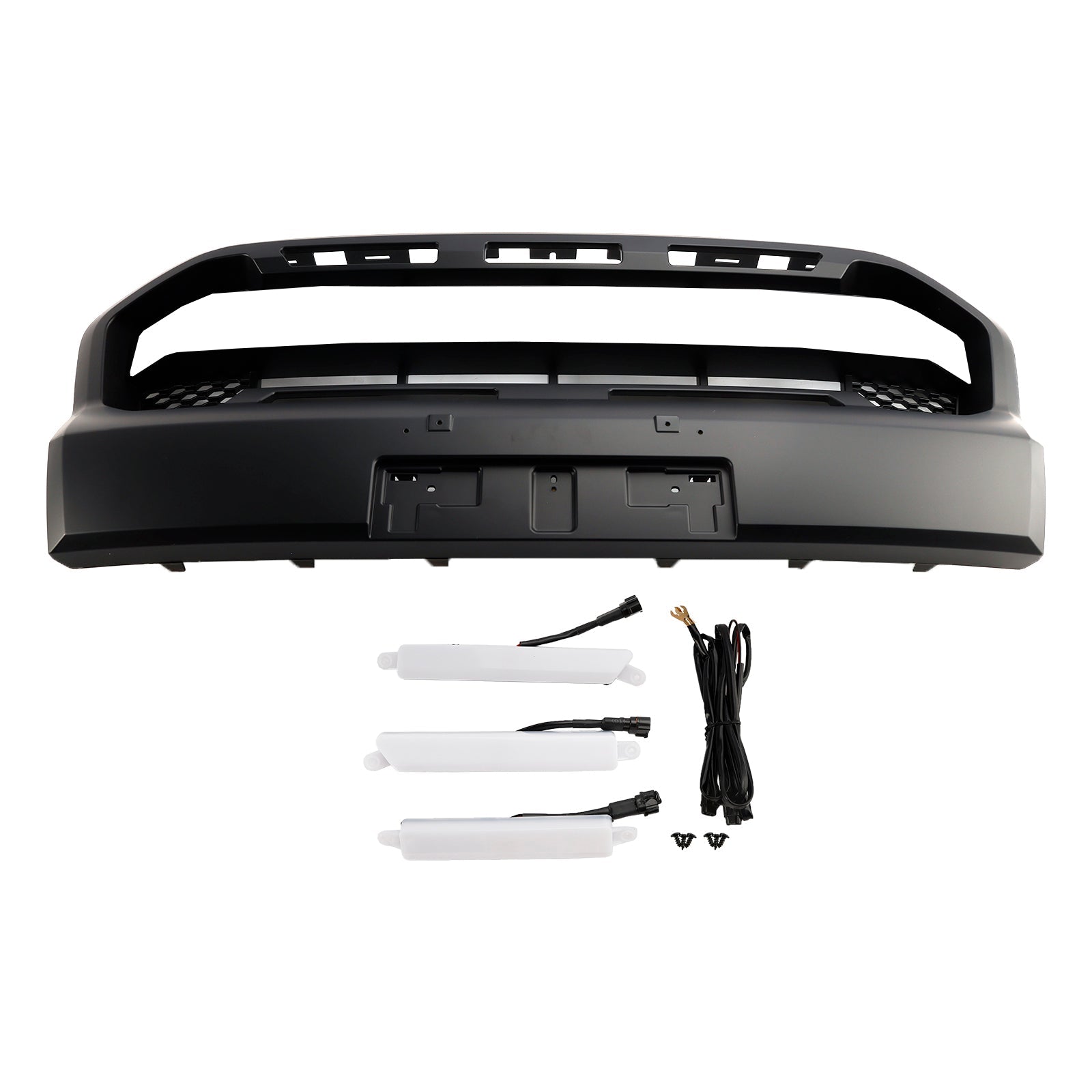 Raptor Style Front Bumper Grille Grill Fit Ford Ranger 2019-2023 T8 W/LED