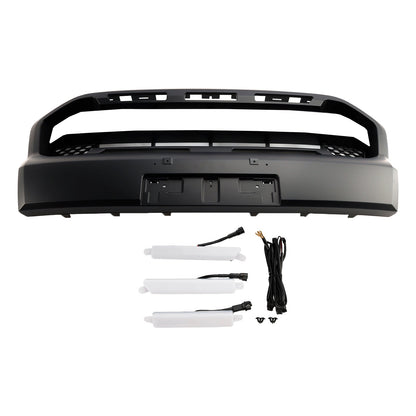 Raptor Style Front Bumper Grille Grill Fit Ford Ranger 2019-2023 T8 W/LED