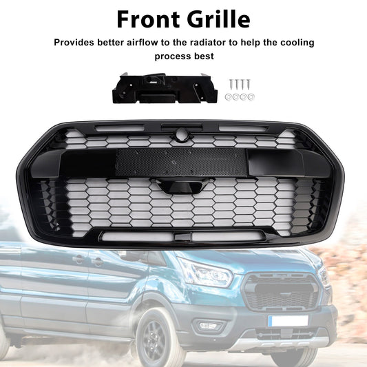 Front Bumper Grille 2467809 Fit Ford Transit MK8 Trail 2019-Onwards Raptor Style
