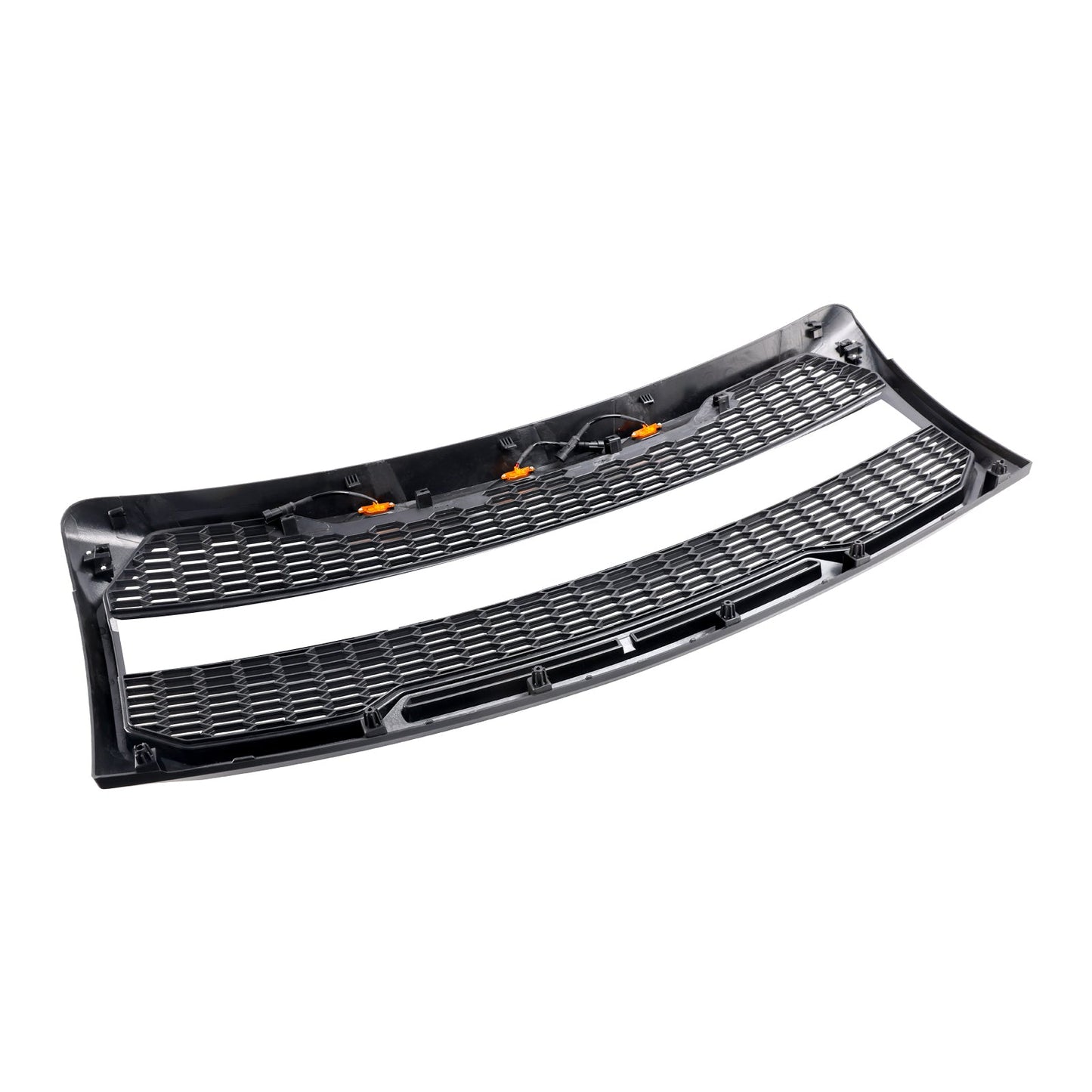 2009-2014 Ford F150 Black Raptor Style Front Bumper Grille Grill With LED