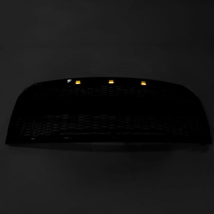 2009-2014 Ford F150 Gloss Black Raptor Style Front Bumper Grille Grill Generic