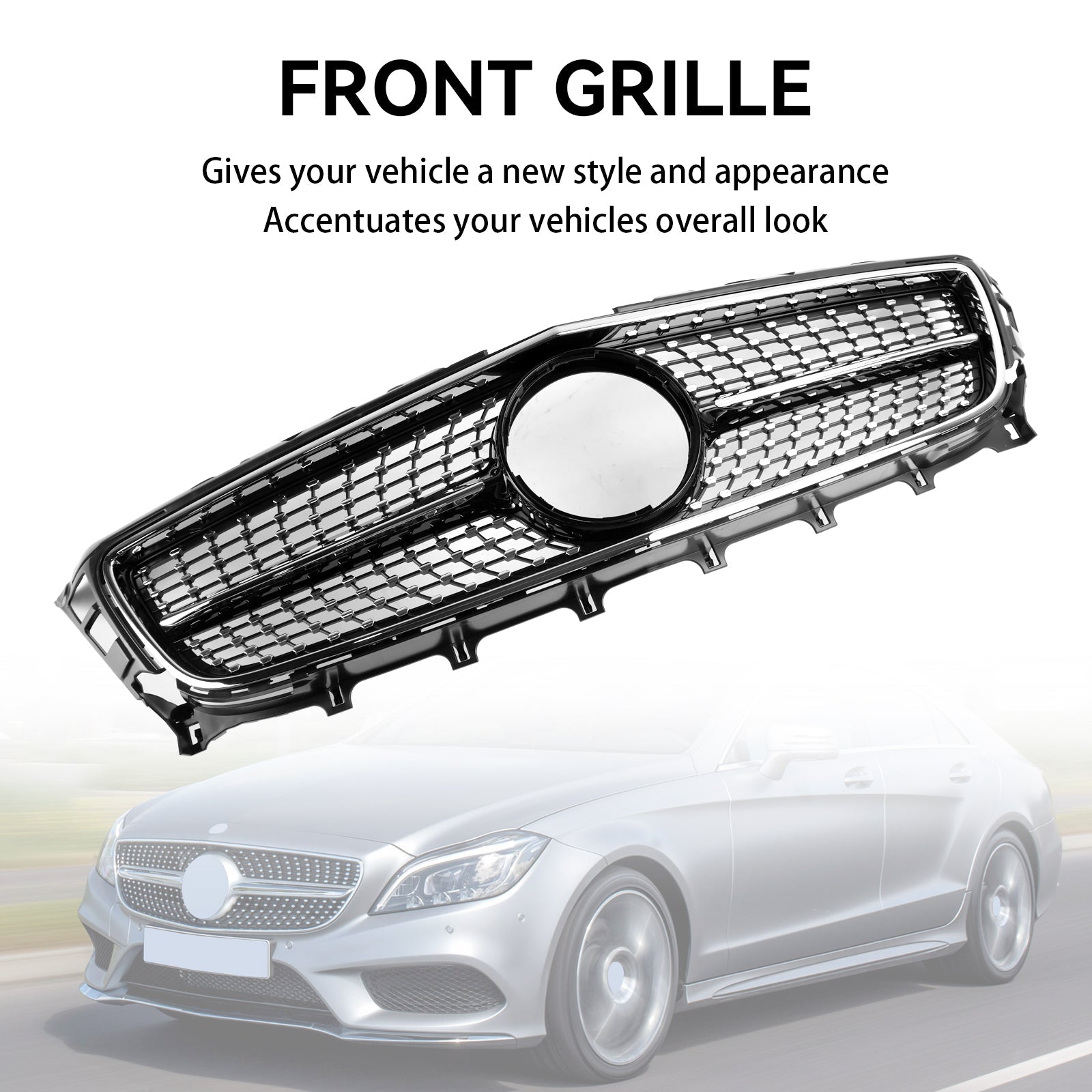 2011-2014 Mercedes-Benz CLS-Class W218 C218 X218 CLS250 CLS350 CLS400 CLS550 Front Grille