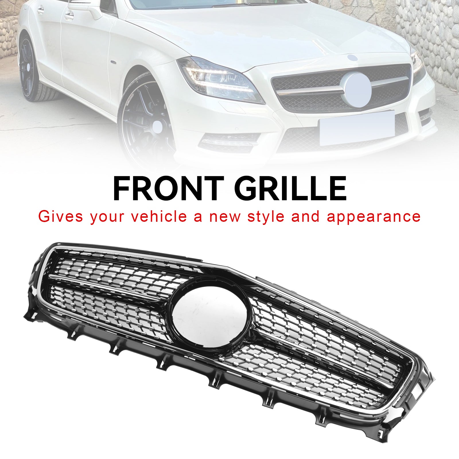 2011-2014 Mercedes-Benz CLS-Class W218 C218 X218 CLS250 CLS350 CLS400 CLS550 Front Grille
