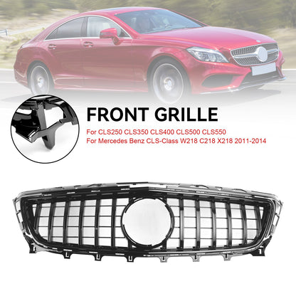 2011-2014 Mercedes-Benz CLS-Class W219 C219 Diamond Front Radiator Grille