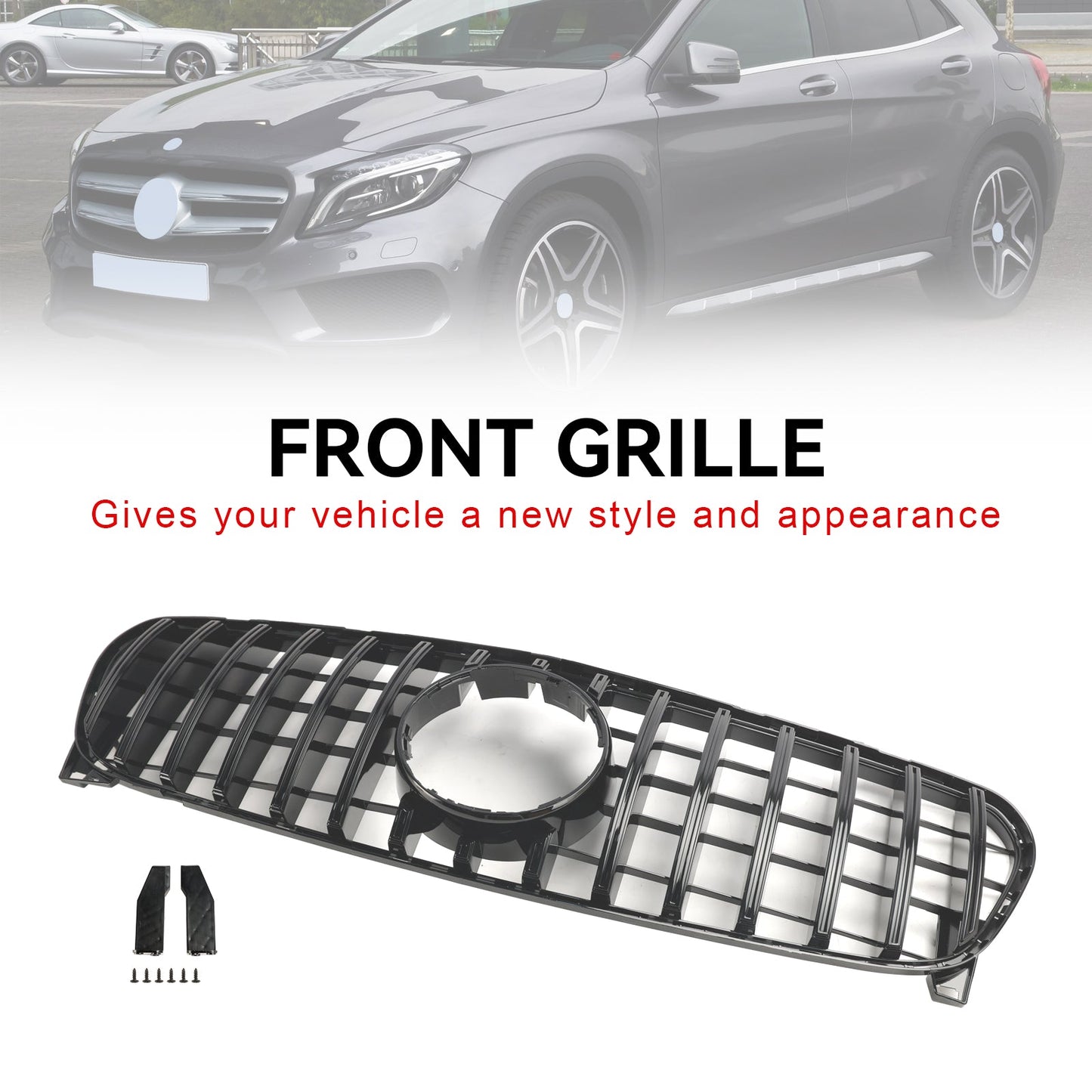 2017-2019 Mercedes-Benz GLA-Class W156 X156 Front Upper Grille