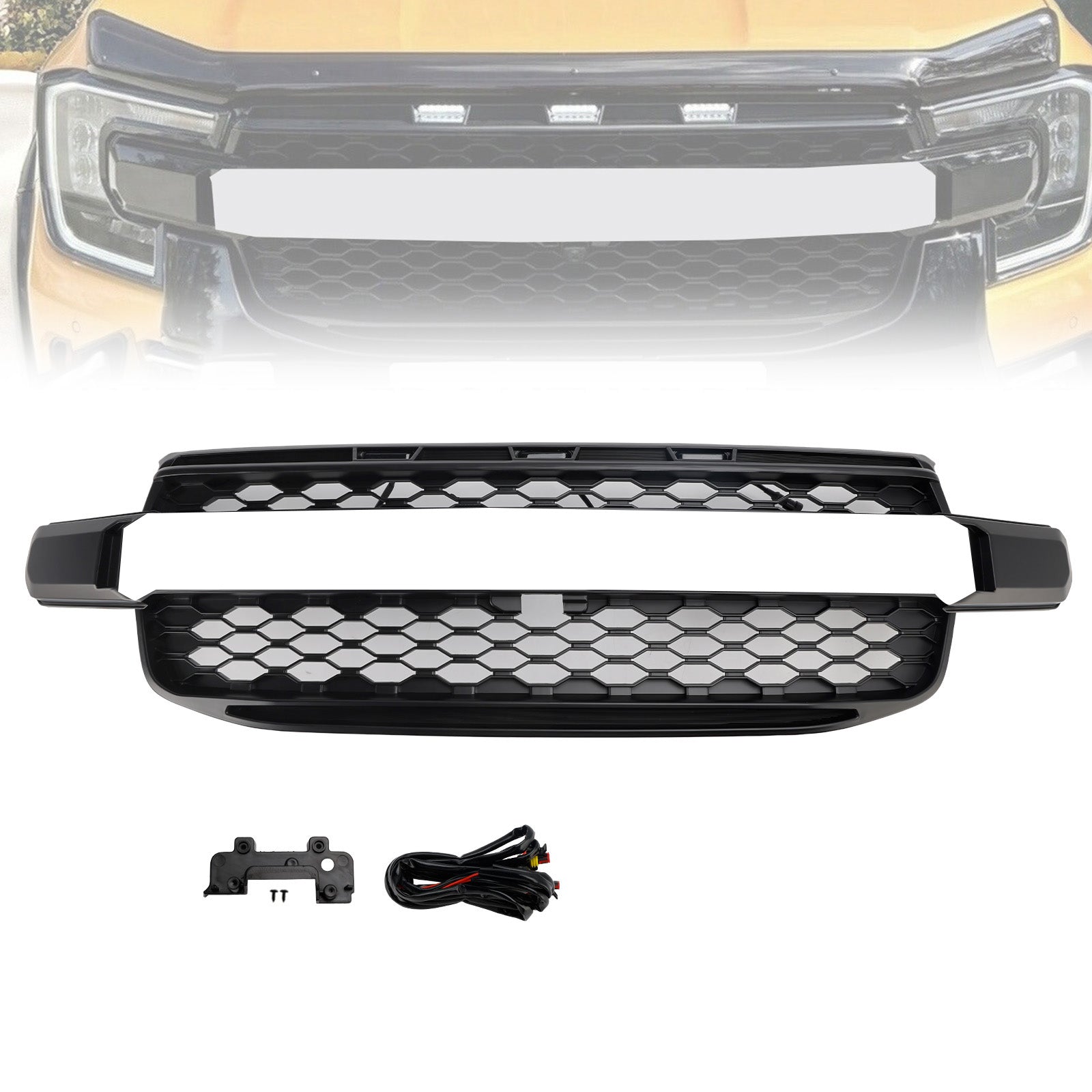 2023-2024 Ford Ranger Everest Next Gen Wildtrak Front Bumper Grill Grille