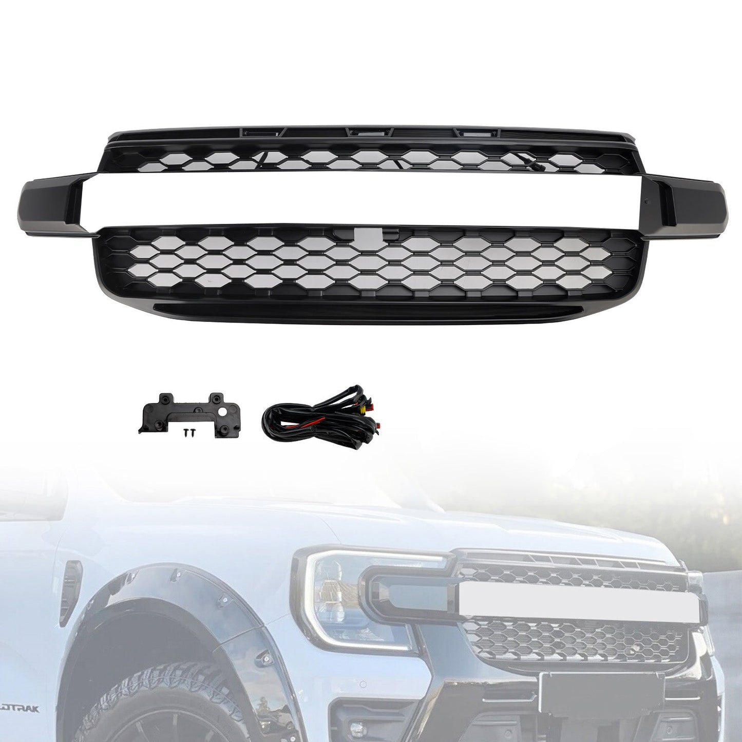2023-2024 Ford Ranger Everest Next Gen Wildtrak Front Bumper Grill Grille