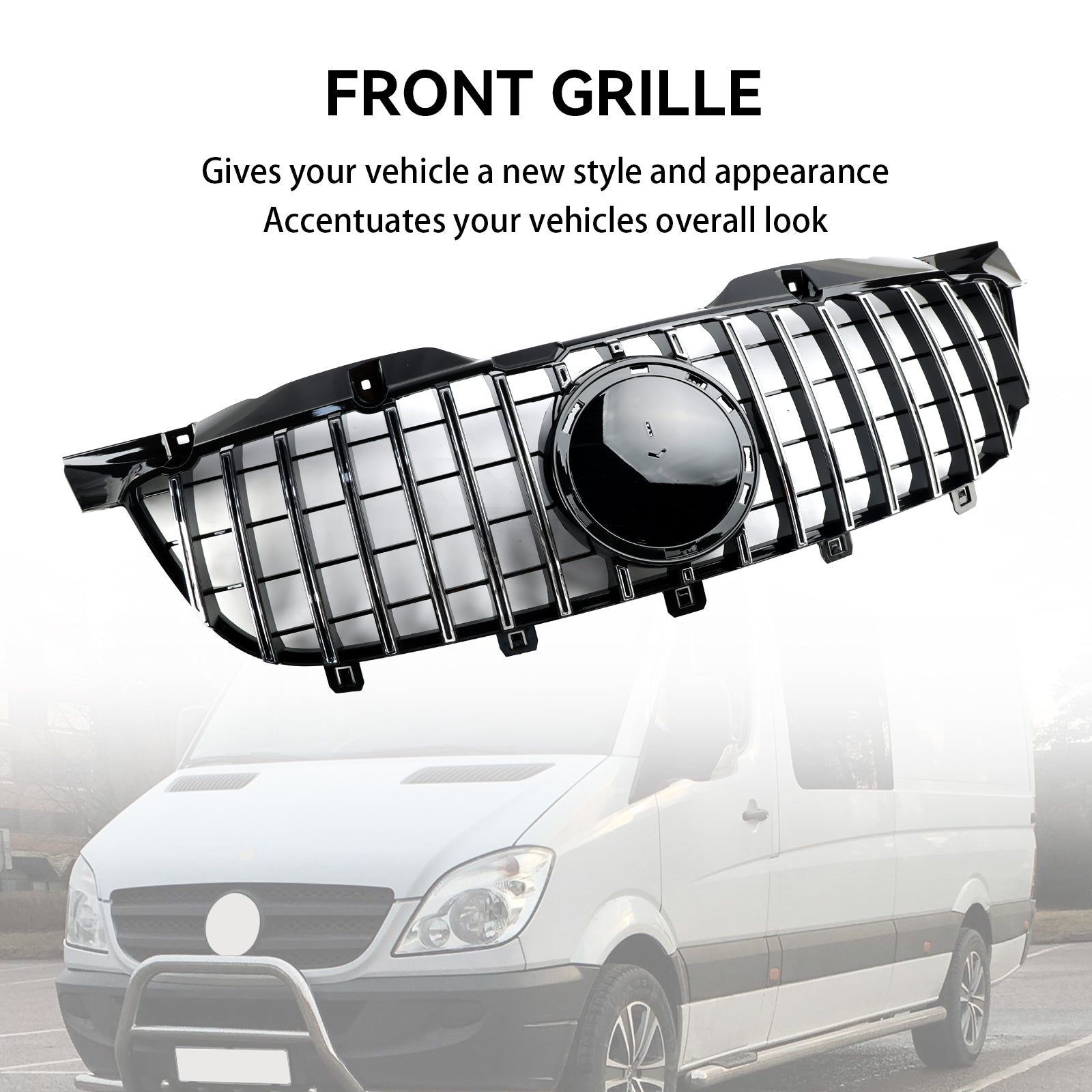 2006-2013 Mercedes-Benz Sprinter W906 Pre-Facelift Front Bumper Grille