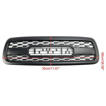 2001-2004 Toyota Sequoia Matte Black Front Bumper Grill Grille W/ Led Light