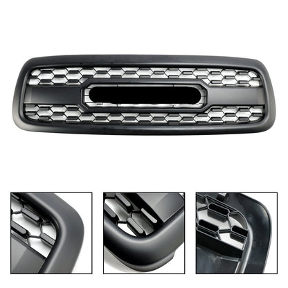 2001-2004 Toyota Sequoia Matte Black Front Bumper Grill Grille W/ Led Light