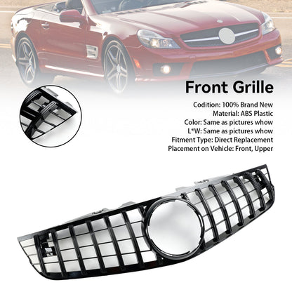2009-2012 Mercedes-Benz SL-Class R230 SL550 SL600 Front Bumper Upper Grille