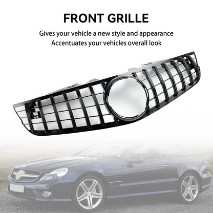 2009-2012 Mercedes-Benz SL-Class R230 SL550 SL600 Front Bumper Upper Grille