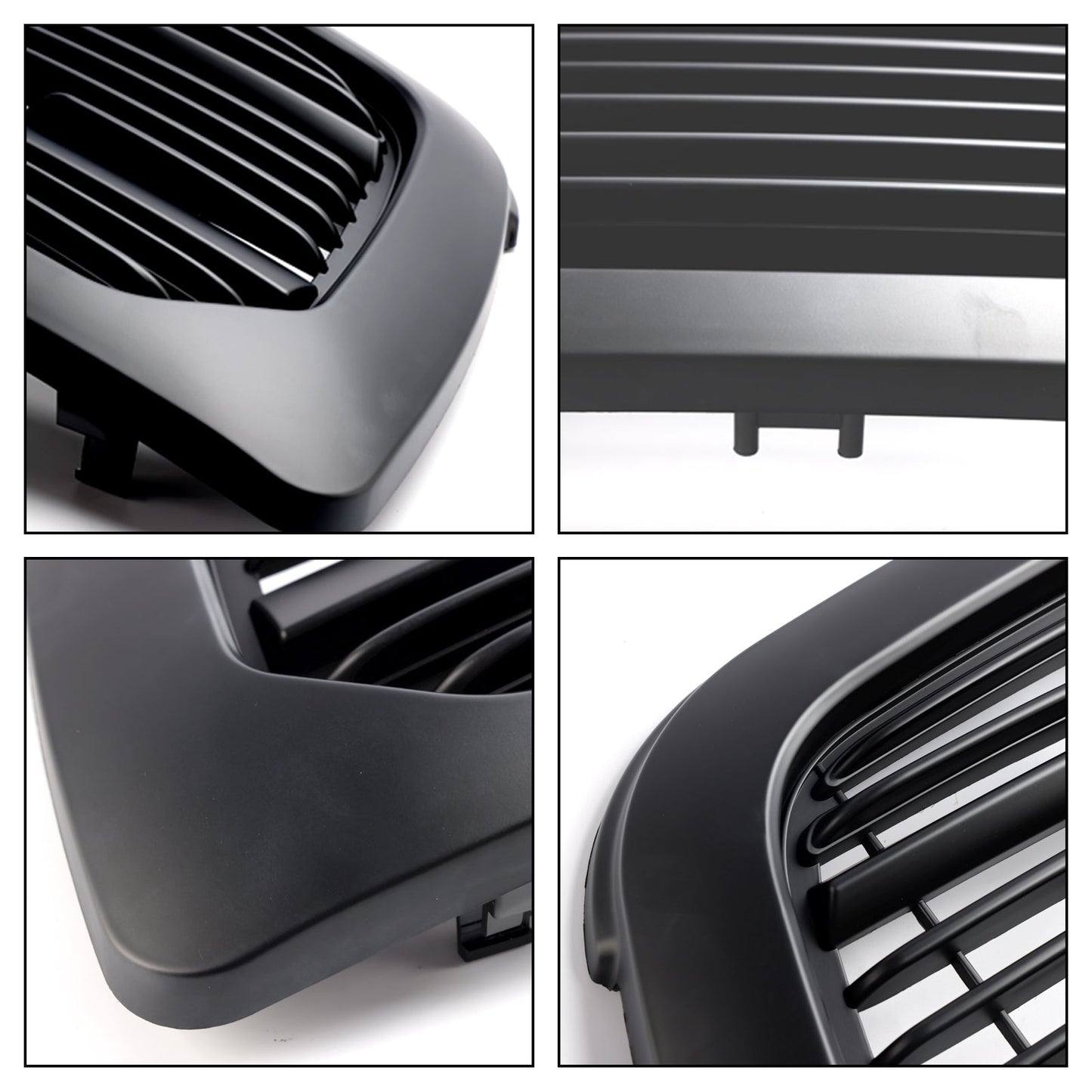2009-2012 Dodge Ram 1500 Matte Black Front Bumper Grille with LED Light