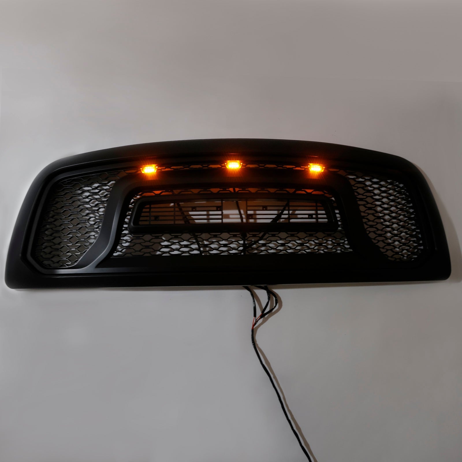 2009-2012 Dodge Ram 1500 Black Front Bumper Grille with LED Light